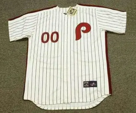 PHILADELPHIA PHILLIES 1980’s Majestic Cooperstown Home Jersey Customized “Any Name & Number(s)”