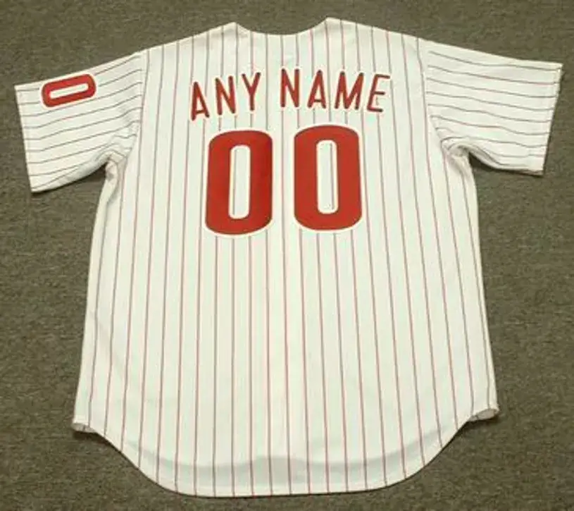 PHILADELPHIA PHILLIES Majestic Home Jersey Customized “Any Name & Number(s)” 