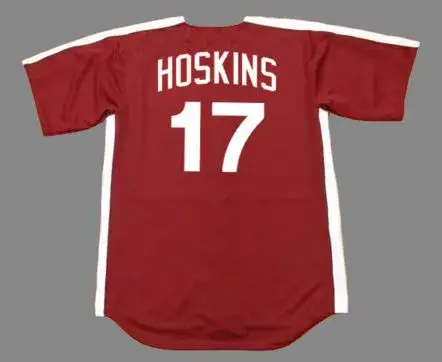 RHYS HOSKINS Philadelphia Phillies 1979 Majestic Throwback Baseball Jersey 