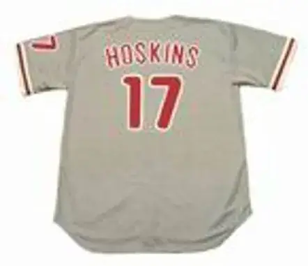 RHYS HOSKINS Philadelphia Phillies Away Majestic Baseball Jersey 