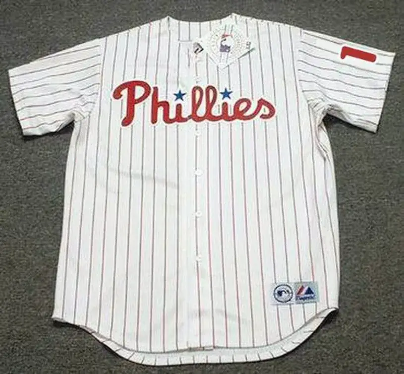 RHYS HOSKINS Philadelphia Phillies Home Majestic Baseball Jersey
