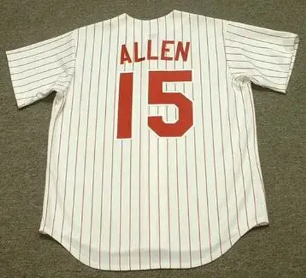 RICHIE ALLEN Philadelphia Phillies 1960’s Majestic Throwback Baseball Jersey 