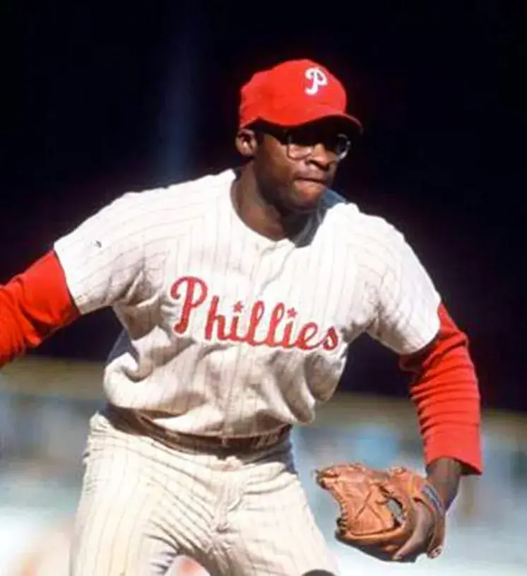 RICHIE ALLEN Philadelphia Phillies 1960’s Majestic Throwback Baseball Jersey 