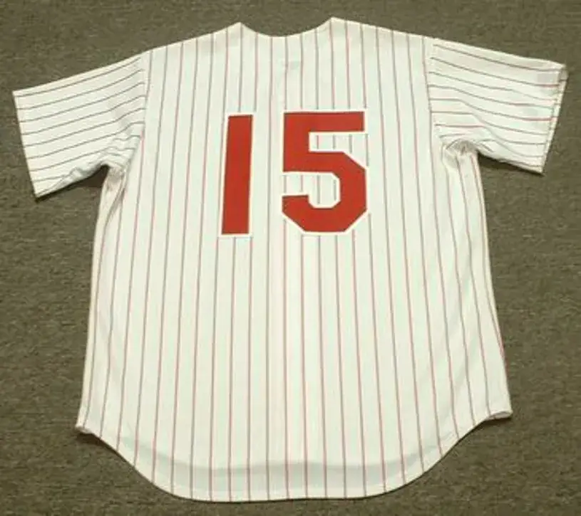 RICHIE ALLEN Philadelphia Phillies 1960’s Majestic Throwback Baseball Jersey 