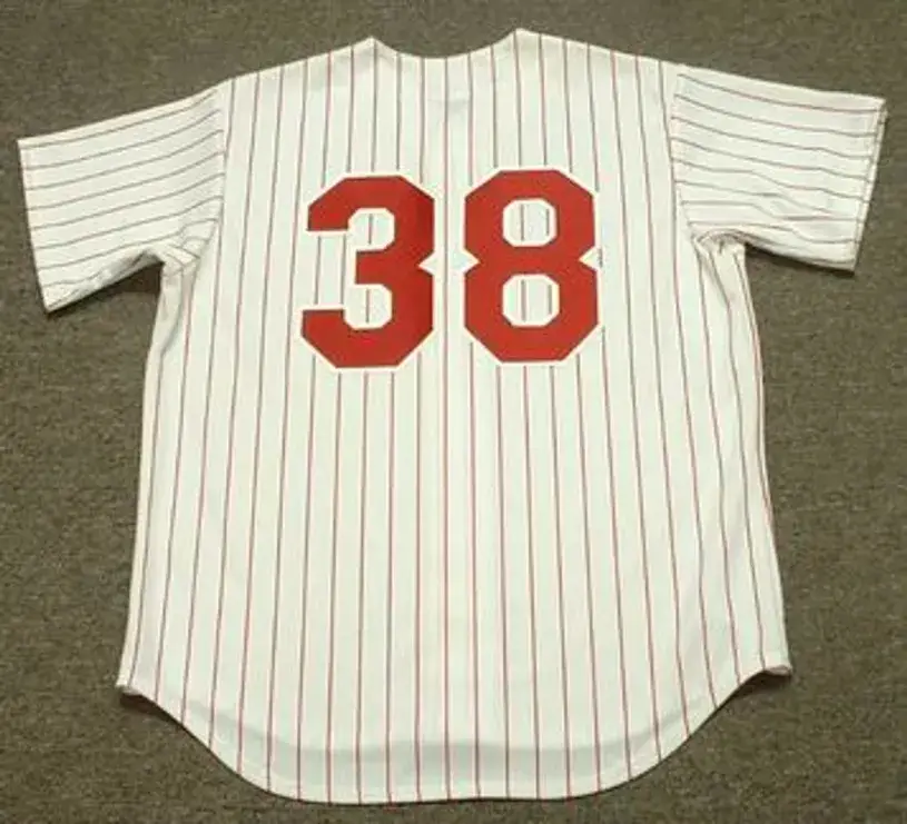 RICK WISE Philadelphia Phillies 1960’s Majestic Throwback Baseball Jersey 