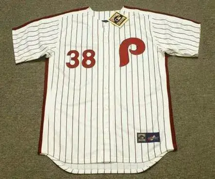 RICK WISE Philadelphia Phillies 1971 Majestic Cooperstown Throwback Home Baseball Jersey