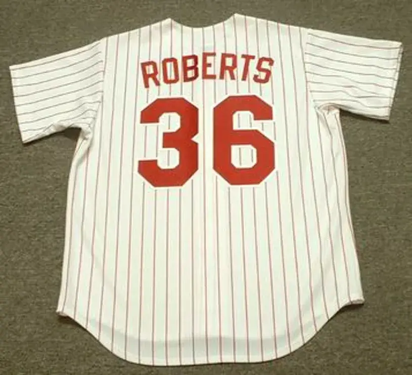ROBIN ROBERTS Philadelphia Phillies 1950’s Majestic Throwback Baseball Jersey 