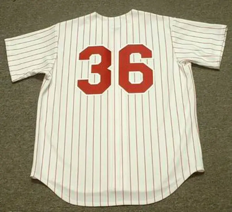 ROBIN ROBERTS Philadelphia Phillies 1950’s Majestic Throwback Baseball Jersey 