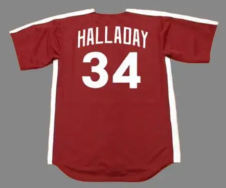 ROY HALLADAY Philadelphia Phillies 1979 Majestic Throwback Baseball Jersey 