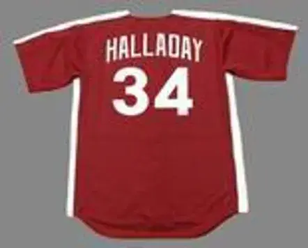 ROY HALLADAY Philadelphia Phillies 1979 Majestic Throwback Baseball Jersey 