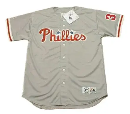 ROY HALLADAY Philadelphia Phillies 2010 Away Majestic Throwback Baseball Jersey