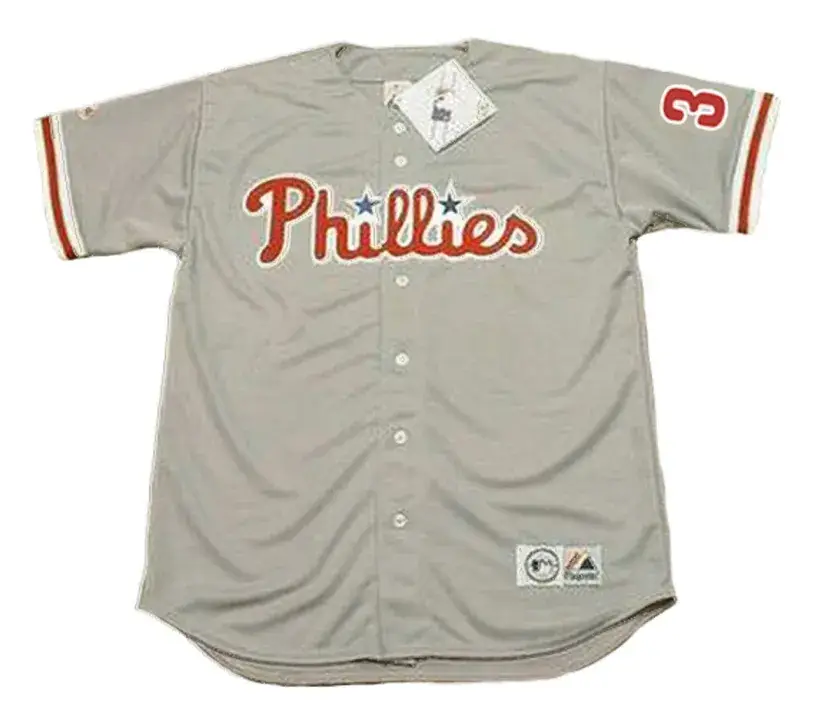 ROY HALLADAY Philadelphia Phillies 2010 Away Majestic Throwback Baseball Jersey