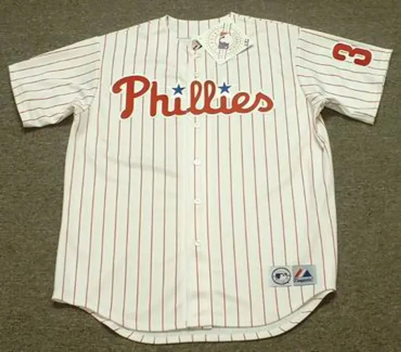 ROY HALLADAY Philadelphia Phillies 2010 Home Majestic Throwback Baseball Jersey