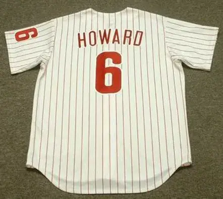 RYAN HOWARD Philadelphia Phillies 2006 Majestic Throwback Home Baseball Jersey 