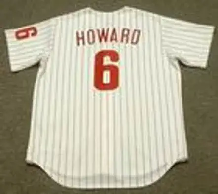 RYAN HOWARD Philadelphia Phillies 2006 Majestic Throwback Home Baseball Jersey 