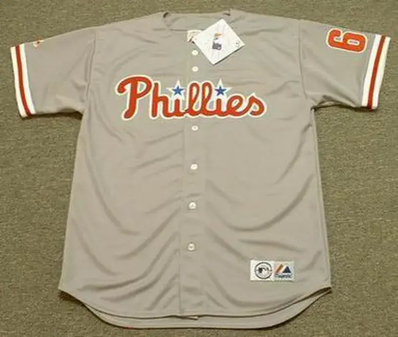 RYAN HOWARD Philadelphia Phillies 2008 Majestic Throwback Away Baseball Jersey