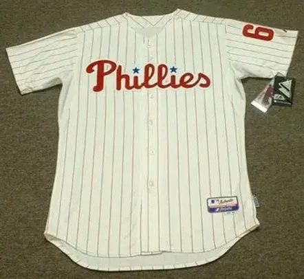 RYAN HOWARD Philadelphia Phillies 2010 Majestic “Cool Base” Authentic Home Baseball Jersey