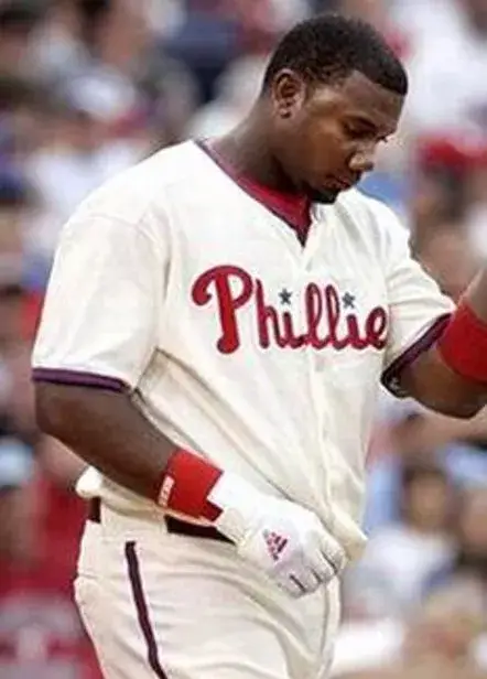 RYAN HOWARD Philadelphia Phillies 2012 Majestic Authentic “Cool Base” Alternate Baseball Jersey 
