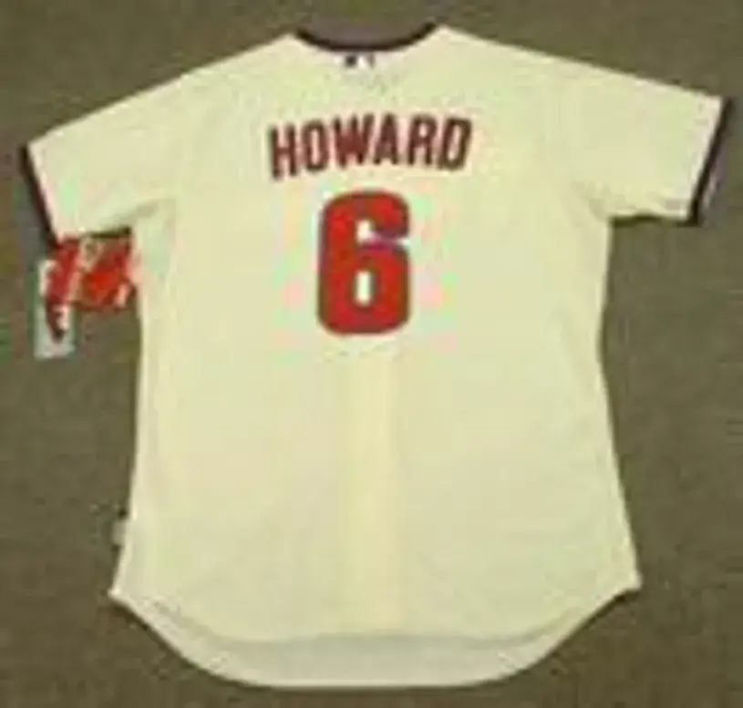 RYAN HOWARD Philadelphia Phillies 2012 Majestic Authentic “Cool Base” Alternate Baseball Jersey 