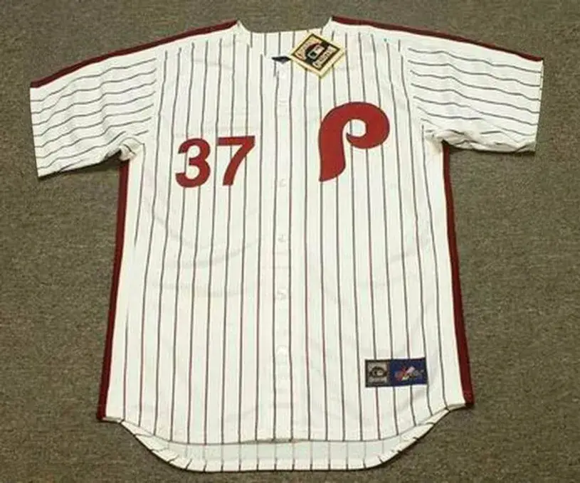 RYNE SANDBERG Philadelphia Phillies 1981 Cooperstown Throwback Home Baseball Jersey
