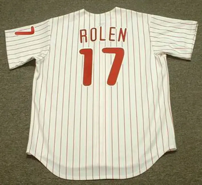 SCOTT ROLEN Philadelphia Phillies 1998 Majestic Throwback Baseball Jersey 