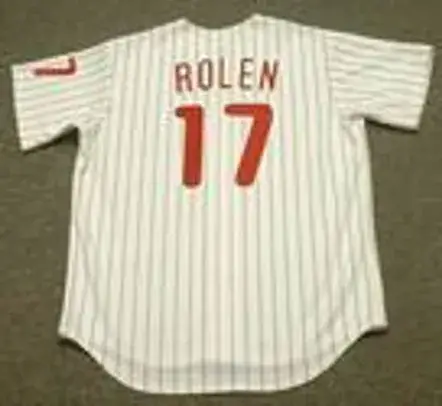 SCOTT ROLEN Philadelphia Phillies 1998 Majestic Throwback Baseball Jersey 