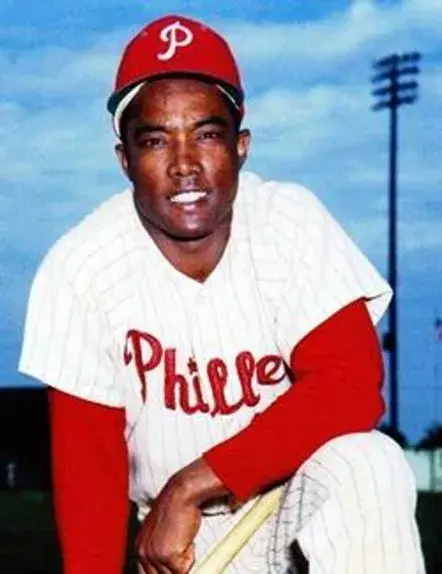 TONY TAYLOR Philadelphia Phillies 1960’s Majestic Throwback Baseball Jersey 