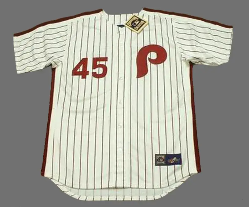 TUG McGRAW Philadelphia Phillies 1980 Majestic Cooperstown Throwback Home Baseball Jersey