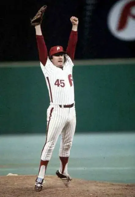 TUG McGRAW Philadelphia Phillies 1980 Majestic Cooperstown Throwback Home Baseball Jersey 