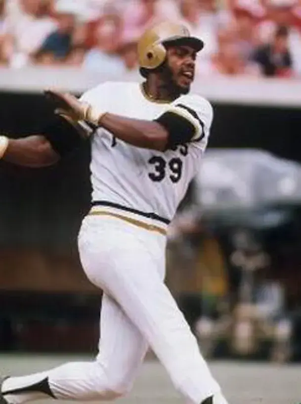 DAVE PARKER Pittsburgh Pirates 1974 Majestic Cooperstown Throwback Home Baseball Jersey 