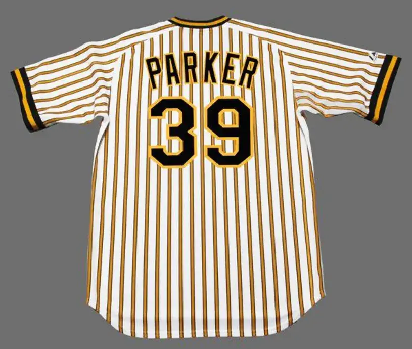 DAVE PARKER Pittsburgh Pirates 1978 Majestic Home Cooperstown Throwback Jersey 