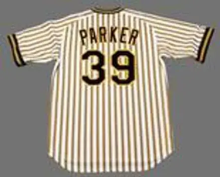 DAVE PARKER Pittsburgh Pirates 1978 Majestic Home Cooperstown Throwback Jersey 