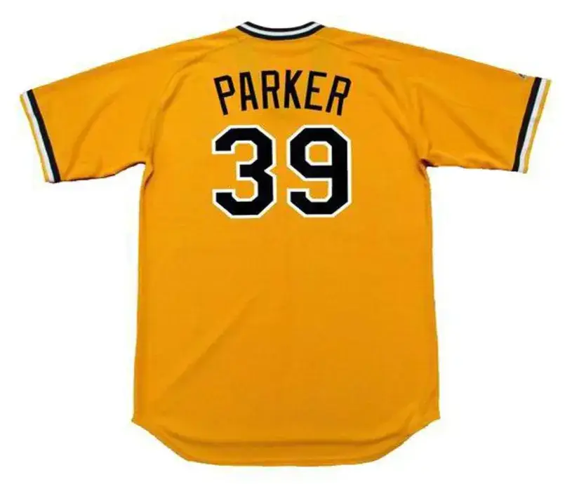 DAVE PARKER Pittsburgh Pirates 1979 Majestic Cooperstown Home Baseball Jersey 