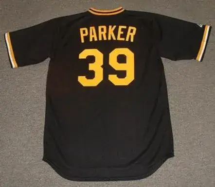 DAVE PARKER Pittsburgh Pirates 1979 Majestic Cooperstown Throwback Baseball Jersey 