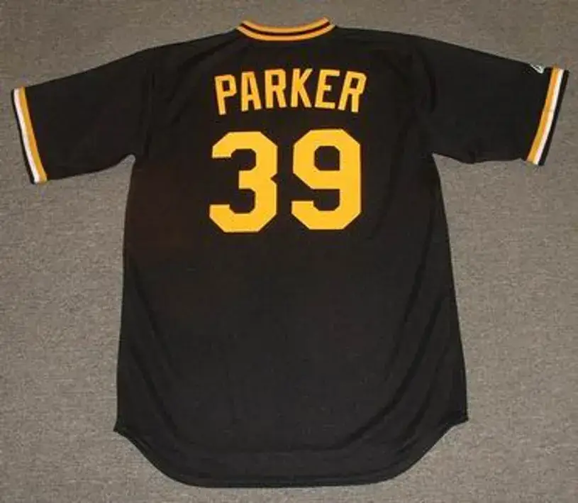 DAVE PARKER Pittsburgh Pirates 1979 Majestic Cooperstown Throwback Baseball Jersey 