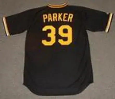 DAVE PARKER Pittsburgh Pirates 1979 Majestic Cooperstown Throwback Baseball Jersey 