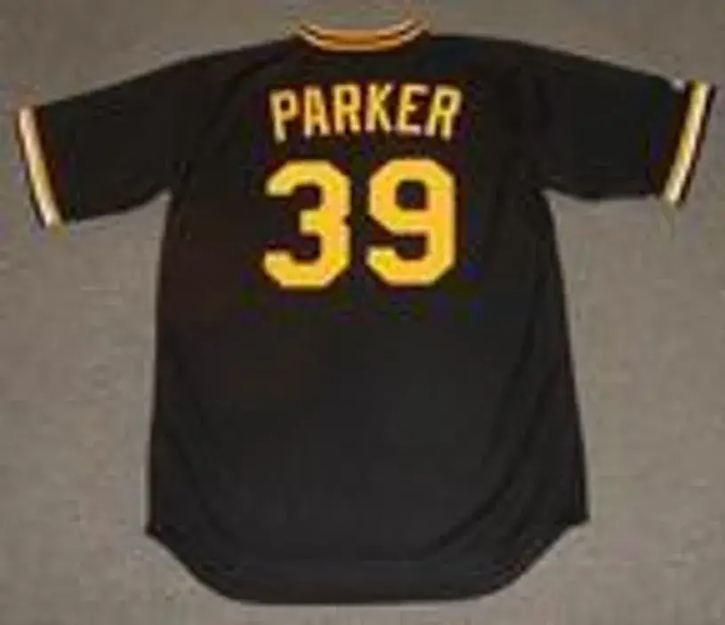 DAVE PARKER Pittsburgh Pirates 1979 Majestic Cooperstown Throwback Baseball Jersey 