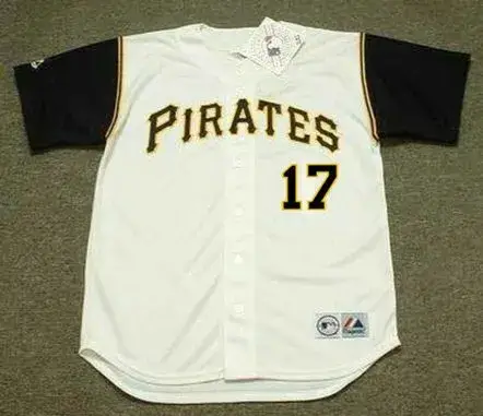 DOCK ELLIS Pittsburgh Pirates 1969 Home Majestic Throwback Baseball Jersey 