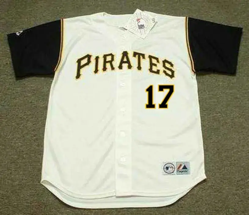 DOCK ELLIS Pittsburgh Pirates 1969 Home Majestic Throwback Baseball Jersey 