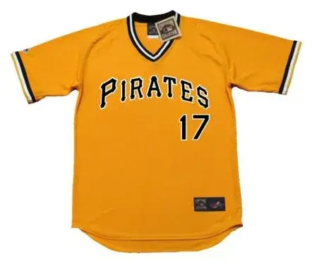 DOCK ELLIS Pittsburgh Pirates 1970’s Majestic Cooperstown Home Baseball Jersey