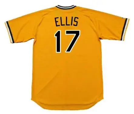 DOCK ELLIS Pittsburgh Pirates 1970’s Majestic Cooperstown Home Baseball Jersey 