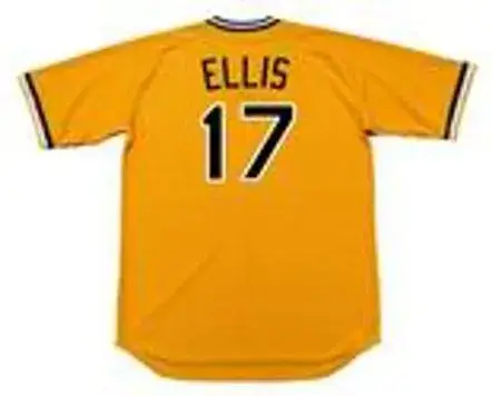 DOCK ELLIS Pittsburgh Pirates 1970’s Majestic Cooperstown Home Baseball Jersey 