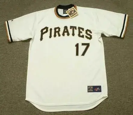 DOCK ELLIS Pittsburgh Pirates 1971 Home Majestic Throwback Baseball Jersey 
