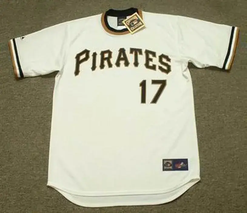 DOCK ELLIS Pittsburgh Pirates 1971 Home Majestic Throwback Baseball Jersey 