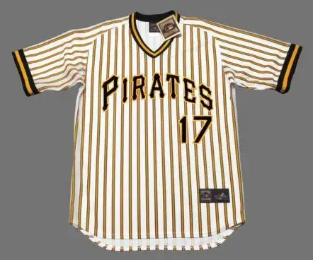 DOCK ELLIS Pittsburgh Pirates 1979 Majestic Cooperstown Home Baseball Jersey