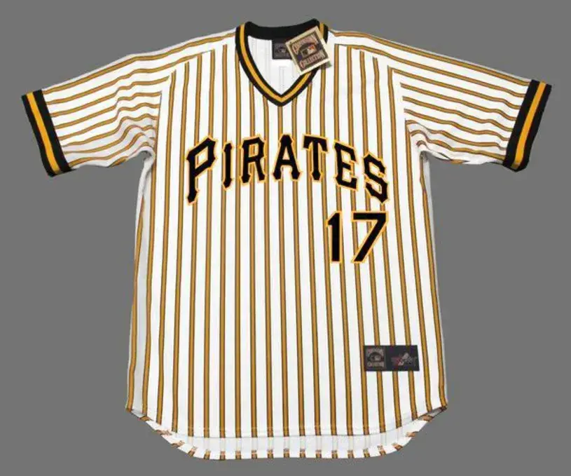DOCK ELLIS Pittsburgh Pirates 1979 Majestic Cooperstown Home Baseball Jersey