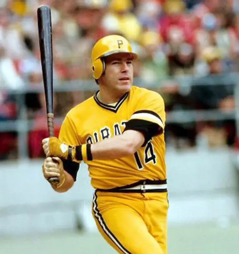 ED OTT Pittsburgh Pirates 1979 Majestic Cooperstown Home Baseball Jersey 