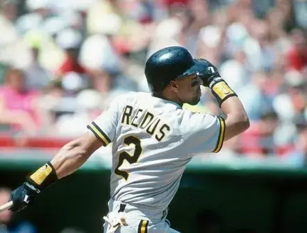 GARY REDUS Pittsburgh Pirates 1992 Majestic Throwback Away Baseball Jersey 