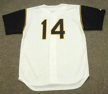 GENE ALLEY Pittsburgh Pirates 1966 Majestic Throwback Home Baseball Jersey 
