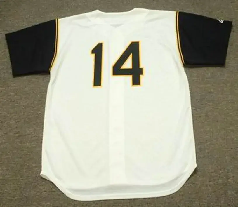 GENE ALLEY Pittsburgh Pirates 1966 Majestic Throwback Home Baseball Jersey 
